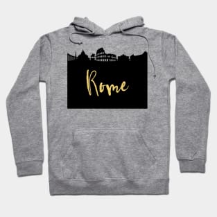 ROME ITALY DESIGNER SILHOUETTE SKYLINE ART Hoodie